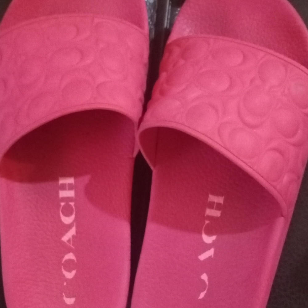 Coach size 8 slides